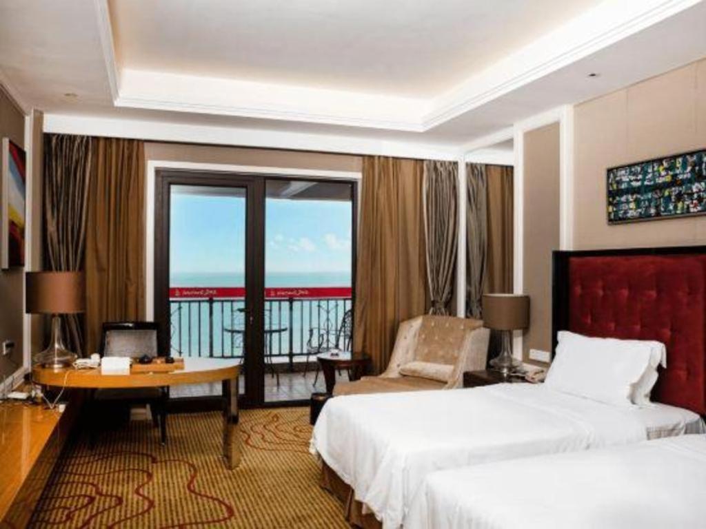 Haiyang Shenglong Jianguo Hotel Hai-yang-hsien Exteriör bild